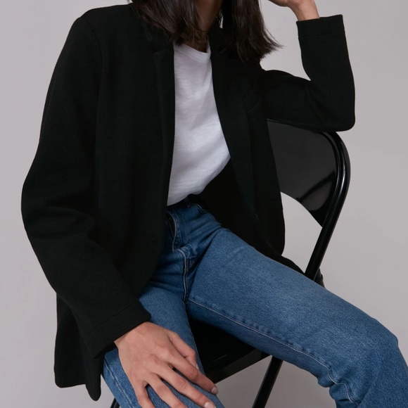 Whistles Jackets & Blazers - Whistles jersey boyfriend blazer